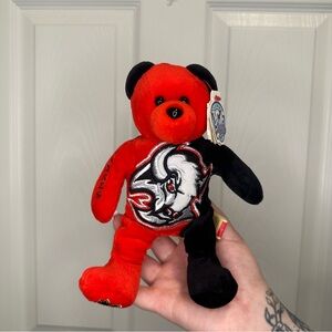 Buffalo Sabres Vintage Red & Black Team Bear Beanie Plush